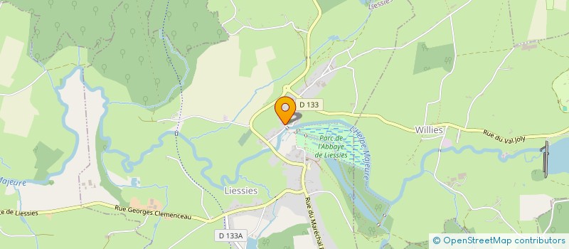 localisation de l'entreprise SCI DES BEAUX MONTS LAETITIENS  LIESSIES