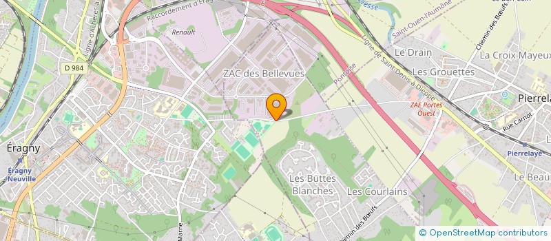 localisation de l'entreprise SCI DES BEAUX NOISETIERS  HERBLAY-SUR-SEINE