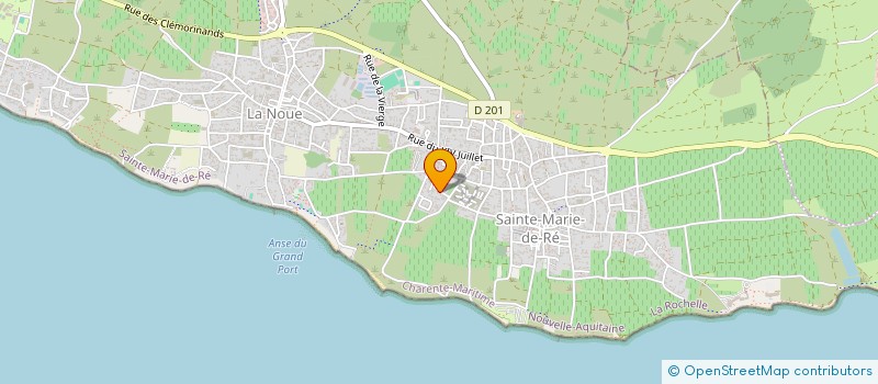 localisation de l'entreprise SCI DES BEAUX RIVAGES  SAINTE-MARIE-DE-RE