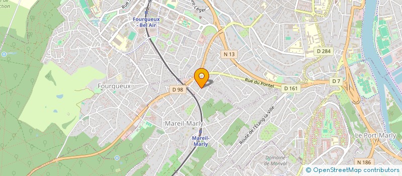 localisation de l'entreprise SCI DES BEAUX SITES  MAREIL-MARLY