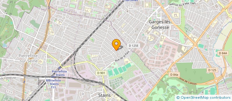 localisation de l'entreprise SCI DES BEAUX SITES à STAINS