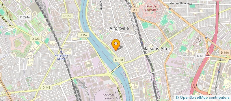 localisation de l'entreprise SCI DES BELIERS à ALFORTVILLE