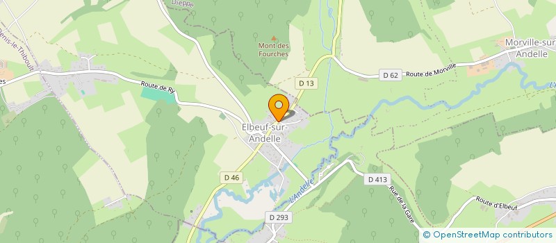 localisation de l'entreprise SCI DES BELIERS  ELBEUF-SUR-ANDELLE