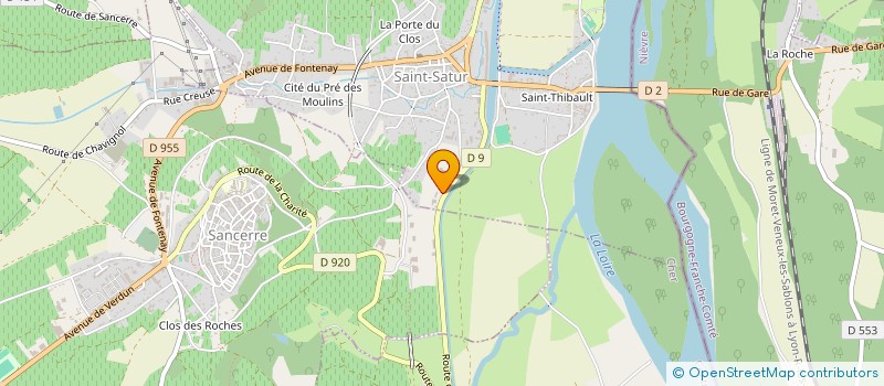 localisation de l'entreprise SCI DES BELLES DAMES  SAINT-SATUR