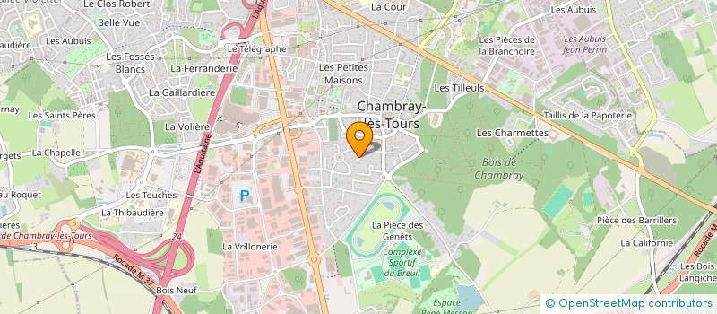 localisation de l'entreprise SCI DES BELLES GAMMES  CHAMBRAY-LES-TOURS
