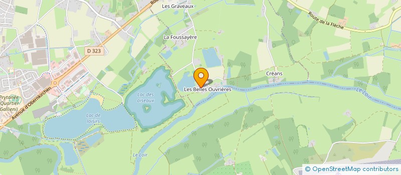 localisation de l'entreprise SCI DES BELLES OUVIRIERES  CLERMONT-CREANS