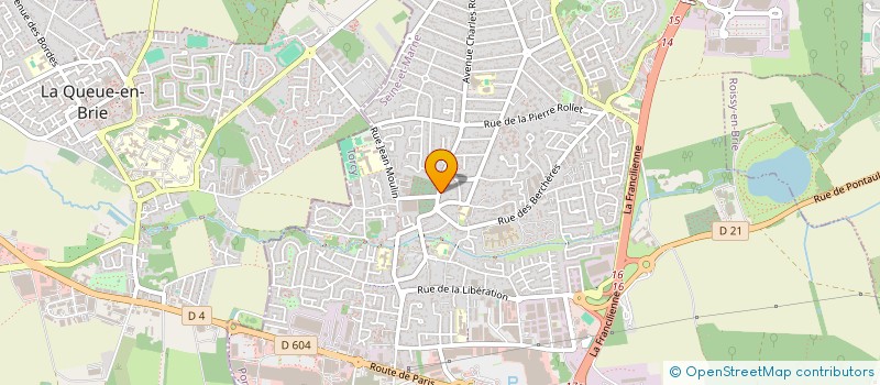 localisation de l'entreprise SCI DES BELLES VUES à PONTAULT-COMBAULT