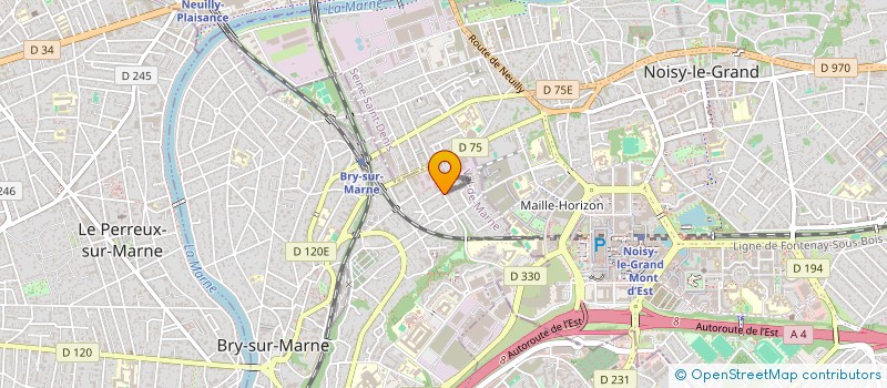 localisation de l'entreprise SCI DES BELLES VUES  FONTENAY-SOUS-BOIS