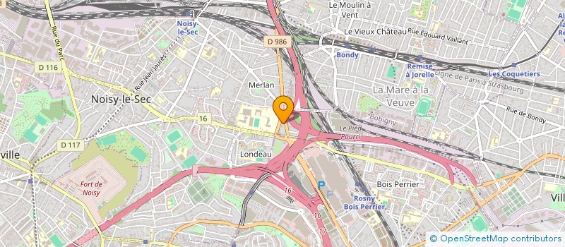 localisation de l'entreprise SCI DES BERGERIES à NOISY-LE-SEC