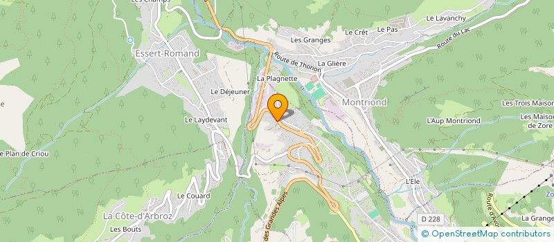 localisation de l'entreprise SCI DES BERGERS à MORZINE