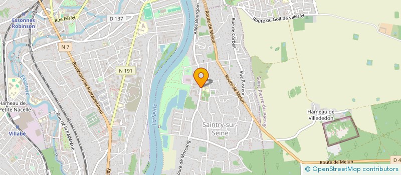 localisation de l'entreprise SCI DES BERGES à SAINTRY-SUR-SEINE