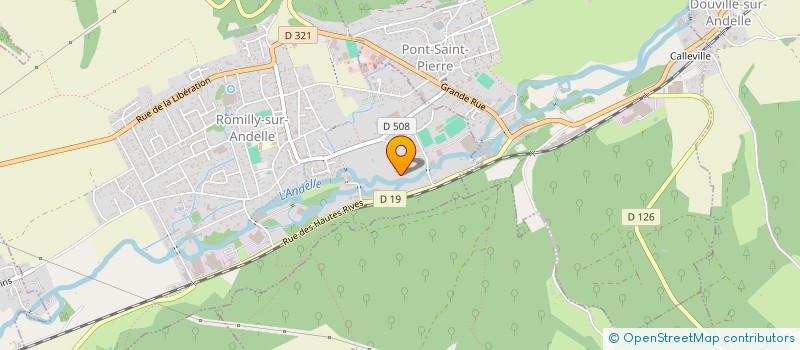 localisation de l'entreprise SCI DES BERGES DE L ANDELLE  ROMILLY-SUR-ANDELLE