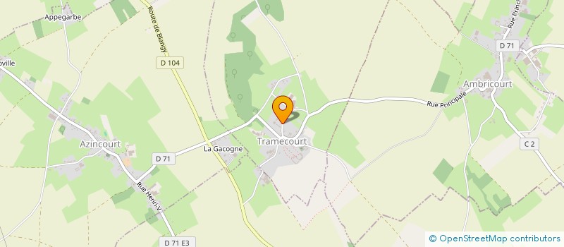 localisation de l'entreprise SCI DES BERNIN-CAHORS  TRAMECOURT