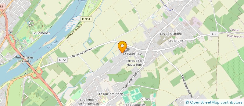 localisation de l'entreprise SCI DES BERY à VINEUIL
