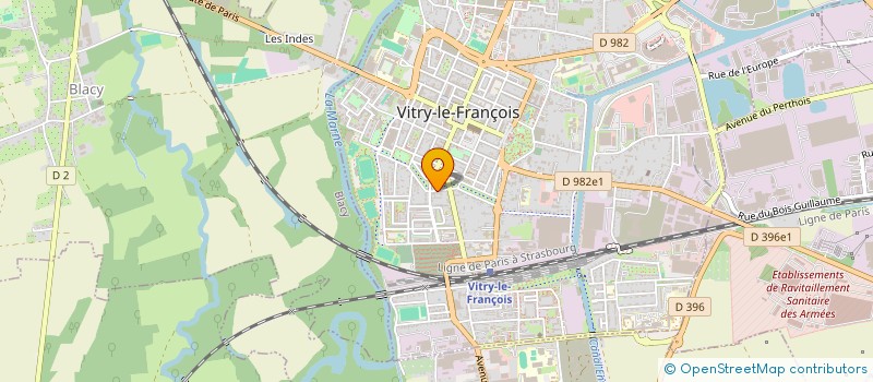 localisation de l'entreprise SCI DES BICHETTES à VITRY-LE-FRANCOIS