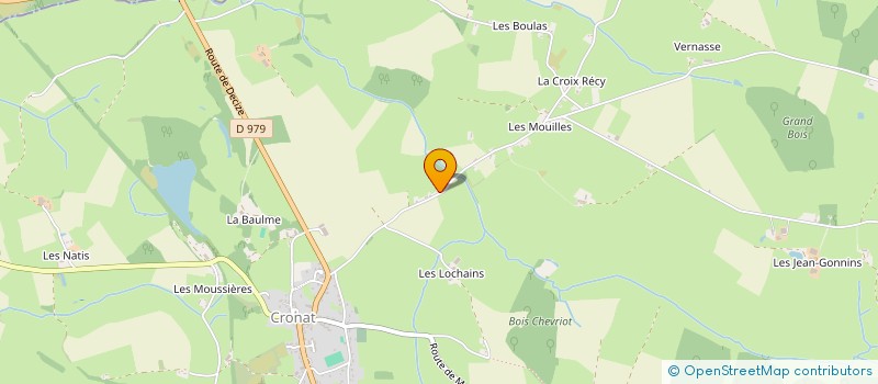 localisation de l'entreprise SCI DES BIDOCHONS à BOURBON LANCY
