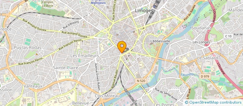 localisation de l'entreprise SCI DES BIDOUNETTES à LIMOGES