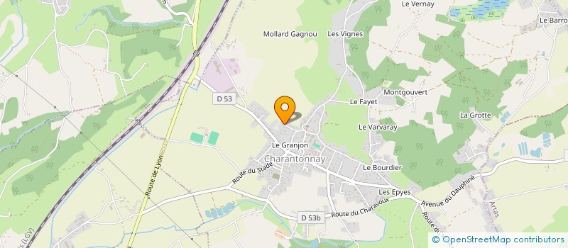 localisation de l'entreprise SCI DES BIELLES  CHARANTONNAY