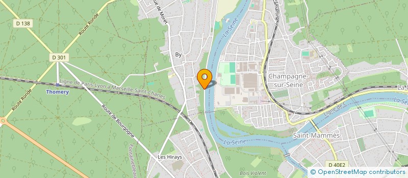 localisation de l'entreprise SCI DES BIEVRES  THOMERY