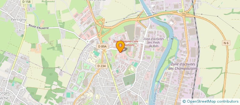 localisation de l'entreprise SCI DES BIGNONES à AUXERRE