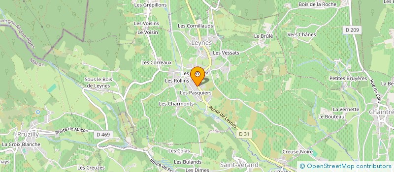 localisation de l'entreprise SCI DES BIOUX  LEYNES