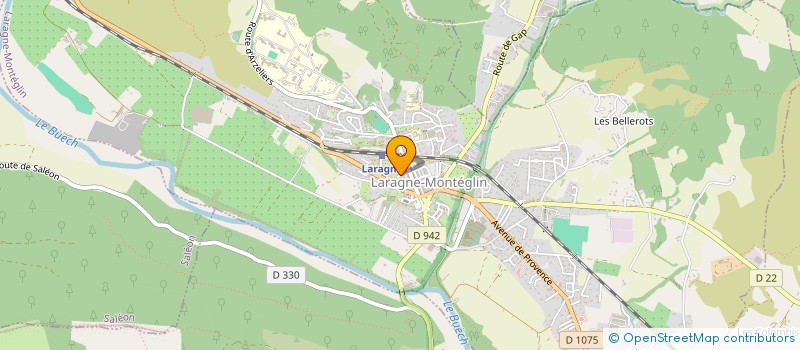 localisation de l'entreprise SCI DES BLACHES  LARAGNE-MONTEGLIN