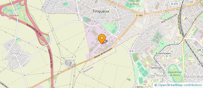 localisation de l'entreprise SCI DES BLANCS FOSSES  TINQUEUX