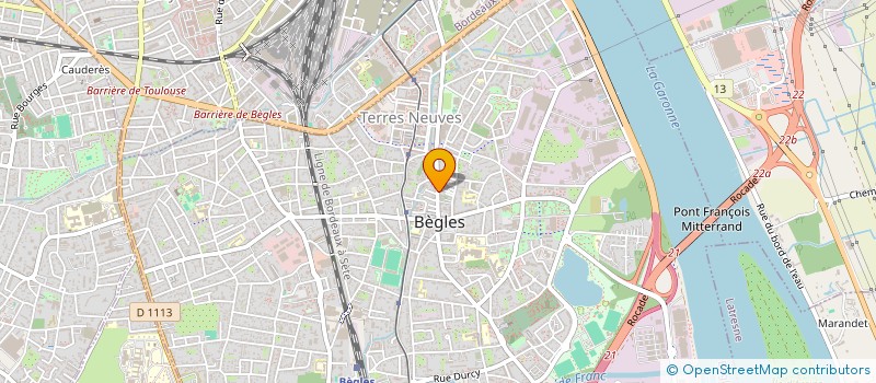 localisation de l'entreprise SCI DES BLANCS-GENETS à BEGLES