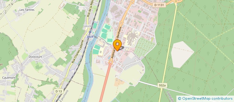 localisation de l'entreprise SCI DES BLANCS MONTS  LACROIX-SAINT-OUEN