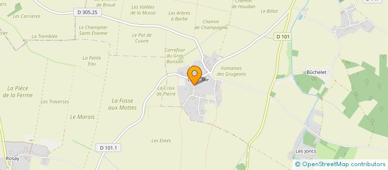 localisation de l'entreprise SCI DES BLATIERS à BOUTIGNY-PROUAIS