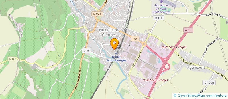 localisation de l'entreprise SCI DES BLES à NUITS-SAINT-GEORGES