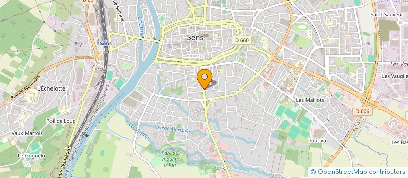 localisation de l'entreprise SCI DES BLES D OR  SENS