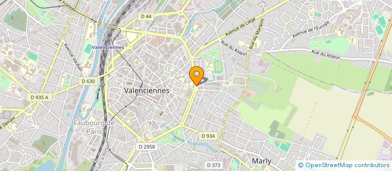 localisation de l'entreprise SCI DES BLEUETS  VALENCIENNES