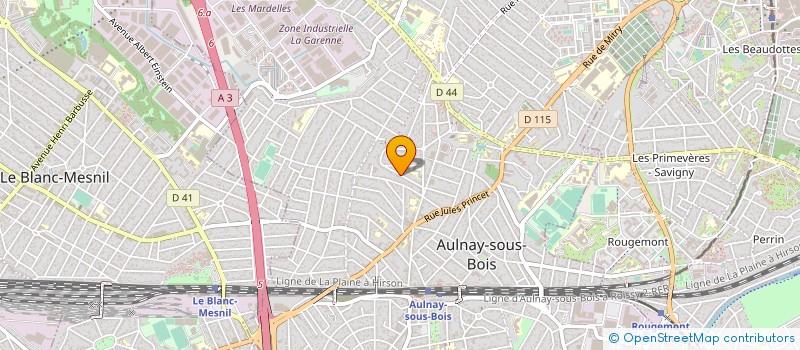 localisation de l'entreprise SCI DES BOIS à AULNAY-SOUS-BOIS