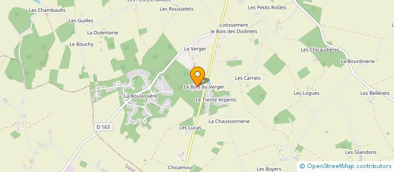 localisation de l'entreprise SCI DES BOIS  CHUELLES