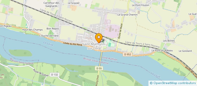 localisation de l'entreprise SCI DES BOIS à BRISSAC LOIRE AUBANCE