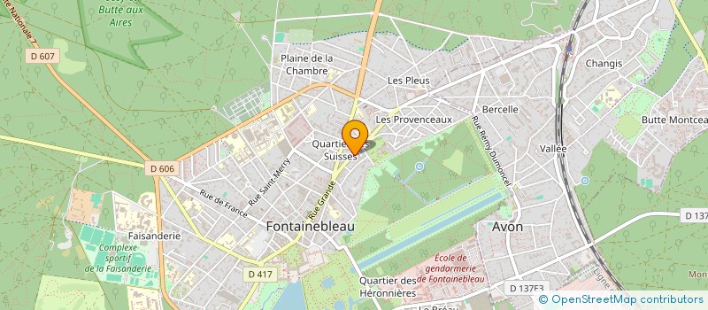 localisation de l'entreprise SCI DES BOIS  FONTAINEBLEAU