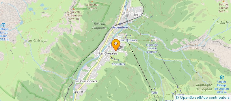localisation de l'entreprise SCI DES BOIS à CHAMONIX-MONT-BLANC