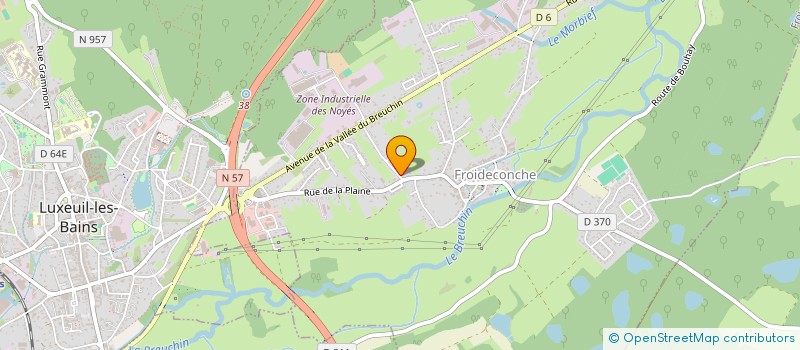 localisation de l'entreprise SCI DES BOIS  FROIDECONCHE