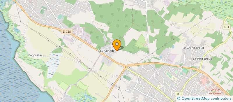 localisation de l'entreprise SCI DES BOIS  MARENNES-HIERS-BROUAGE