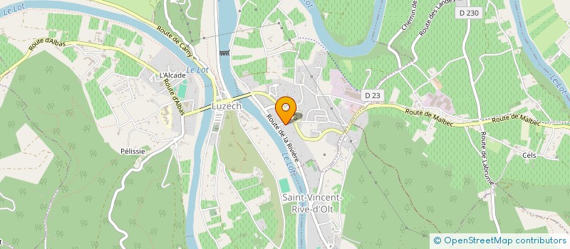 localisation de l'entreprise SCI DES BOIS DE DOMME  LUZECH