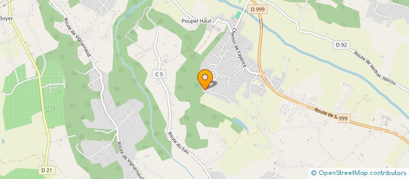 localisation de l'entreprise SCI DES BOIS DE FROMISSARD  MONTAUBAN