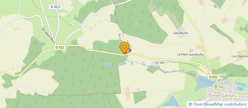localisation de l'entreprise SCI DES BOIS DE LA MOINERIE à ARCISSES
