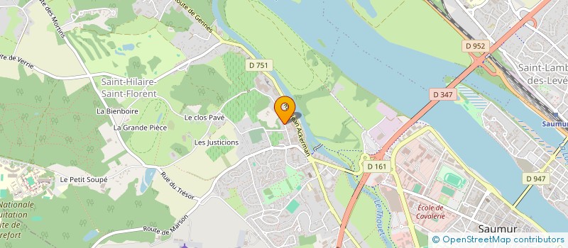 localisation de l'entreprise SCI DES BOIS DE MONT  SAUMUR