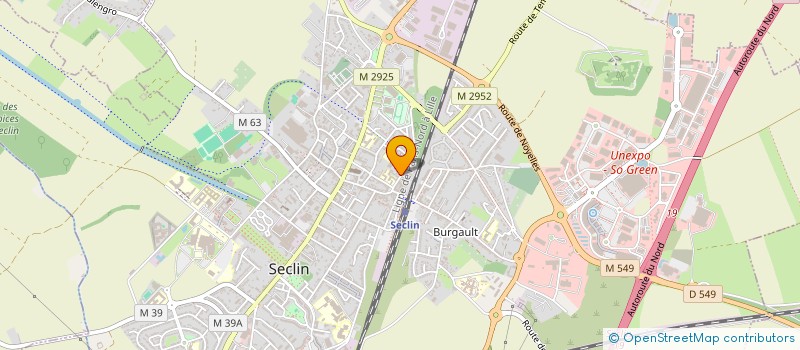 localisation de l'entreprise SCI DES BOIS ET MARAIS  SECLIN