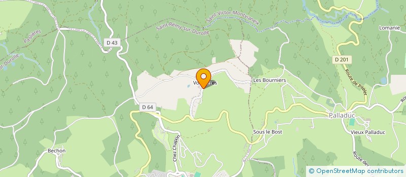 localisation de l'entreprise SCI DES BOIS NOIRS  SAINT-REMY-SUR-DUROLLE