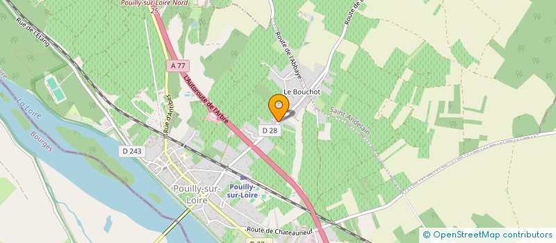 localisation de l'entreprise SCI DES BOIS PERROTS à POUILLY-SUR-LOIRE