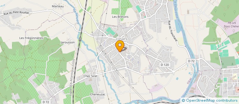 localisation de l'entreprise SCI DES BOISDONS à LINARS