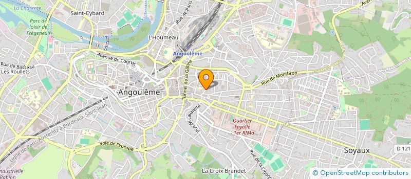 localisation de l'entreprise SCI DES BOISSIERE à ANGOULEME