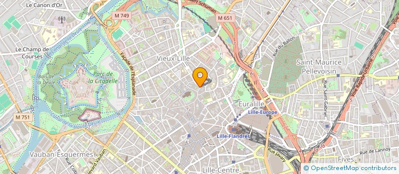 localisation de l'entreprise SCI DES BONNES RAPPES  LILLE